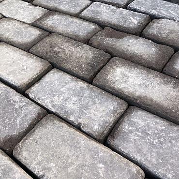 SBP22, Oude Gebakken Klinkers, Keiformaat, Bruin