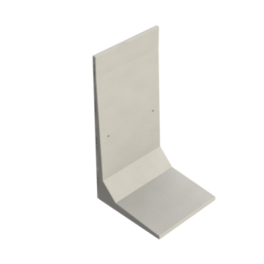 Keerwand CBX 400 - 200X210X400 - BETONGRIJS