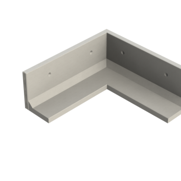 Keerwand CBHX 75 - 200/200X60X75 - BETONGRIJS