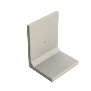 Keerwand CB 125 - 100X85X125 - BETONGRIJS