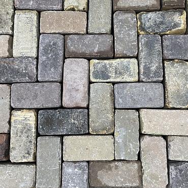 V46, Oude Gebakken Klinkers, Keiformaat, Genuanceerd
