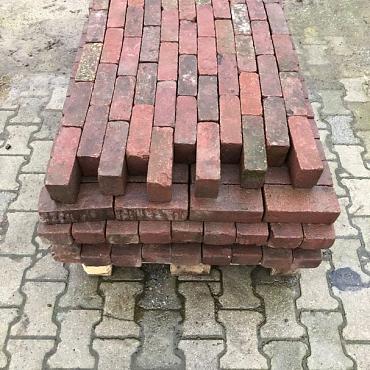 P015, Oude Gebakken Klinkers, Dikformaat, Rood