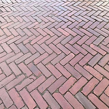 Oude gebakken klinkers, Dikformaat Rood-Paars WVO