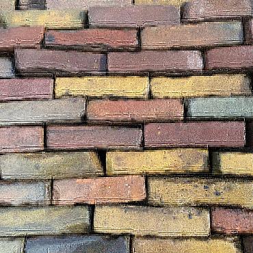P028, Oude Gebakken Klinkers, Waalformaat, Genuanceerd