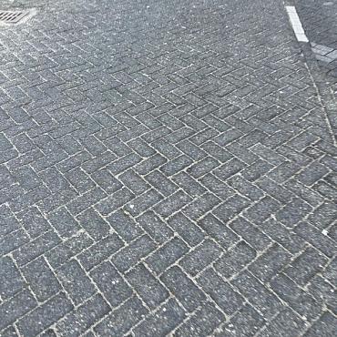 WZu, Gebruikte betonklinkers, Antraciet, 8cm
