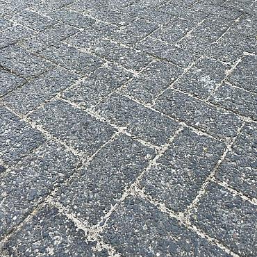 WZu, Gebruikte betonklinkers, Antraciet, 8cm