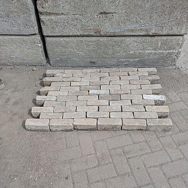 V111, Oude Gebakken Klinkers, Dikformaat, Geel-Brons, ob