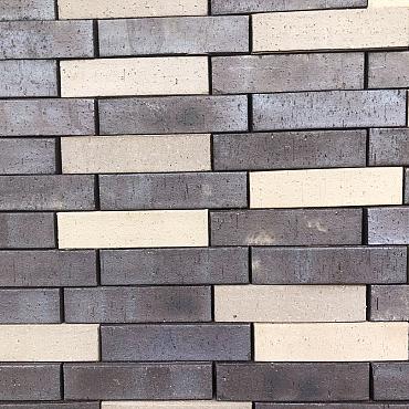 SBP10, Gebakken Klinkers, Waalformaat, Nieuw, Antraciet-Beige