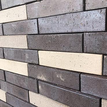 SBP10, Gebakken Klinkers, Waalformaat, Nieuw, Antraciet-Beige