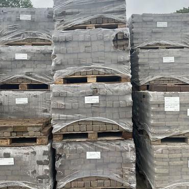 SBP11, Oude Gebakken Klinkers, Dikformaat, Geel-Brons