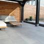 Solido Ceramica 30MM Cemento Black 60x60x3 cm.