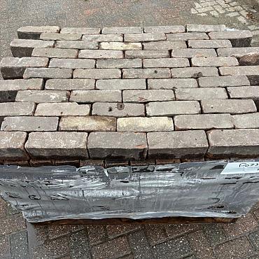 P073, Oude Gebakken Klinkers, Dikformaat, Rood-Bruin