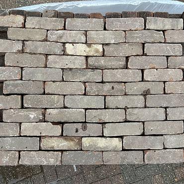 P073, Oude Gebakken Klinkers, Dikformaat, Rood-Bruin