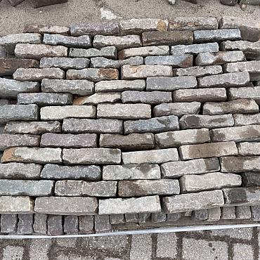 SBP01, Gebakken Klinkers, Waalformaat, Antiek, Bont-Nuance