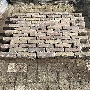 P003, Oude Gebakken Klinkers, Waalformaat, Genuanceerd op pallet