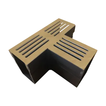 Star Drain 65/100 T-stuk - Roestbruin (Cortenstalen)