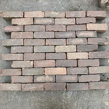 V14, Oude Gebakken Klinkers, Dikformaat, Rood-Bruin