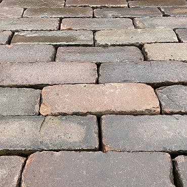 V14, Oude Gebakken Klinkers, Dikformaat, Rood-Bruin