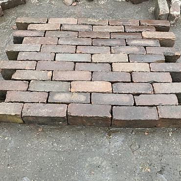 V14, Oude Gebakken Klinkers, Dikformaat, Rood-Bruin