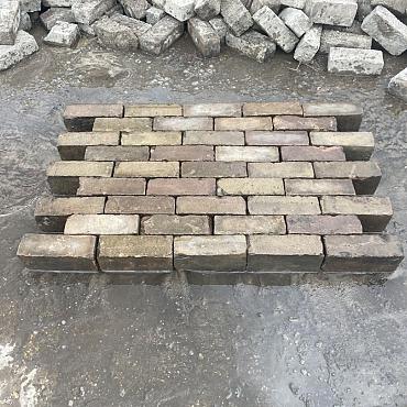 WDra, Oude Gebakken Klinkers, Dikformaat, Geel-Brons