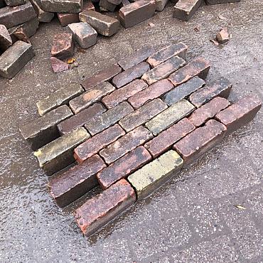 SBV03, Oude Gebakken Klinkers, Dikformaat, Rood Genuanceerd