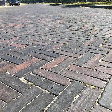 SBP20, Oude Gebakken Klinkers, Dikformaat, Paars-Antraciet