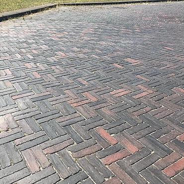 SBP20, Oude Gebakken Klinkers, Dikformaat, Paars-Antraciet