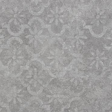 Solido Ceramica 30MM Disegno Antracite DECOR 90x90x3 cm.