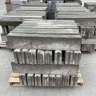 Gebruikte, betonbanden, opsluitbanden, 10x20x100cm (lxbxh)