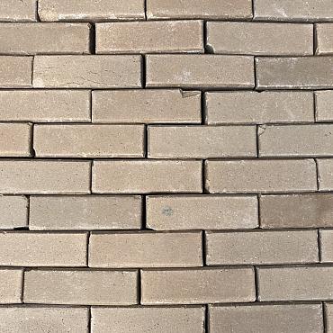 P024, Oude Gebakken Klinkers, ABC-Klinkers, Dikformaat, Geel-Brons