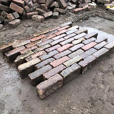 SBV04, Oude Gebakken Klinkers, Dikformaat, Genuanceerd