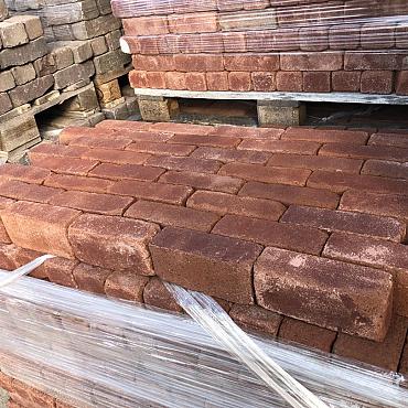 SBP24, Gebakken Klinkers, Dikformaat, Rood-Bruin