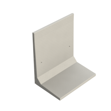 Keerwand CBX 225 - 200X135X225 - BETONGRIJS