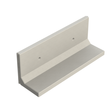 Keerwand CBX 75 - 200X60X75 - BETONGRIJS