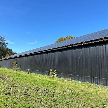 Nette Kapschuur, loods, overkapping, afm. ca. 50x10x4m1