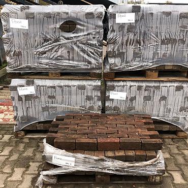 P002, Oude Gebakken Klinkers, Dikformaat, Rood-Bruin