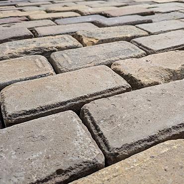 V42, Oude Gebakken Klinkers, Keiformaat, Genuanceerd