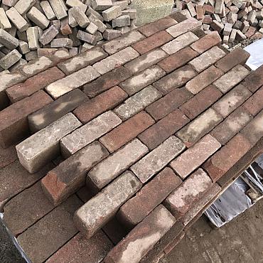 SBP44, Oude Gebakken Klinkers, Dikformaat, Rood, Strak