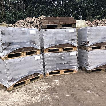 SBP44, Oude Gebakken Klinkers, Dikformaat, Rood, Strak