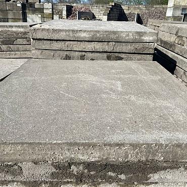 Gebruikte betonplaten, 100x100x8cm