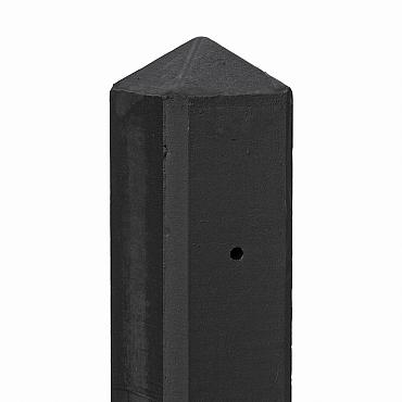 Betonpaal eindpaal, Antraciet gecoat, 10 x 10 x 280cm