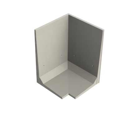 Keerwand CBHX 275 - 200/200X160X275 - BETONGRIJS