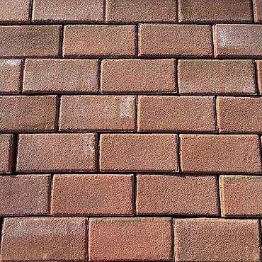 Ca. 7,5m², Gebakken Klinkers, Keiformaat, Rood, P052
