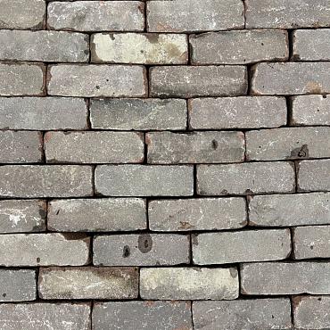 P073, Oude Gebakken Klinkers, Dikformaat, Rood-Bruin