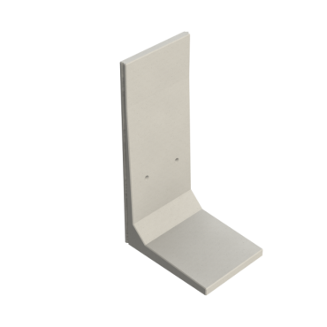 Keerwand CB 250 - 100X135X250 - BETONGRIJS