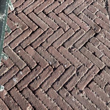 SBP33, Oude Gebakken Klinkers, Ijselformaat, Rood-Bruin