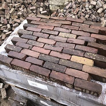 SBP43, Oude Gebakken Klinkers, Dikformaat, Rood