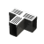 Star Drain 65/100 T-stuk - Grijs (Aluminium)