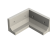 Keerwand CBH 50 - 100/100X35X50 - BETONGRIJS