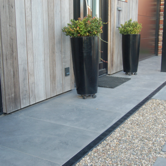 Star Drain 65/100 Lijngoot - Zwart (Aluminium) 100cm